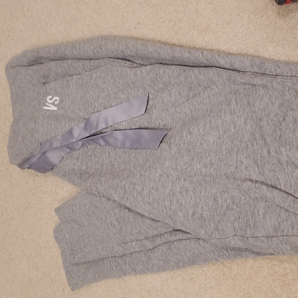 Gray fleece VS pants